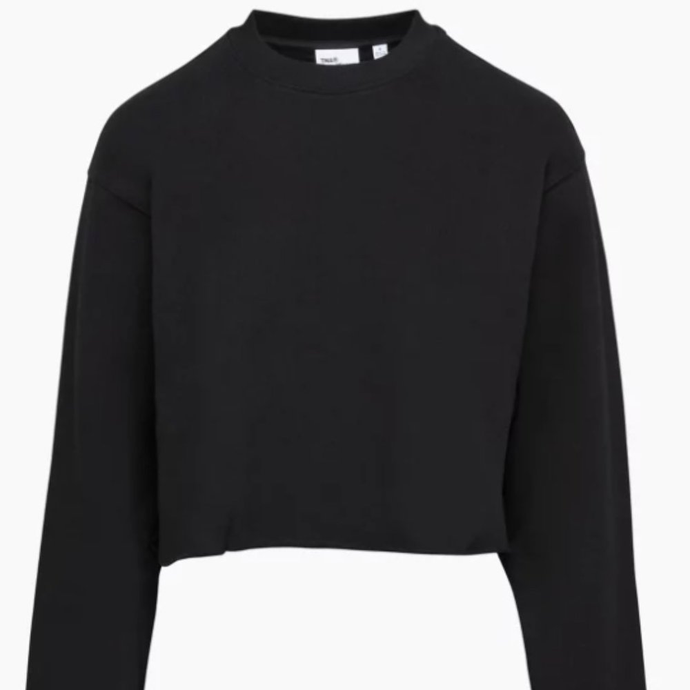 TNA - Terry FleeceCropped Sweatshirt